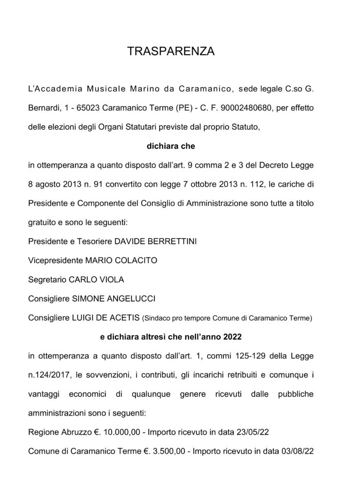 Microsoft Word - 1)Marino - trasparenza 2022.docx